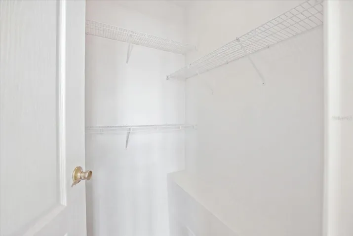 Primary walk in closet