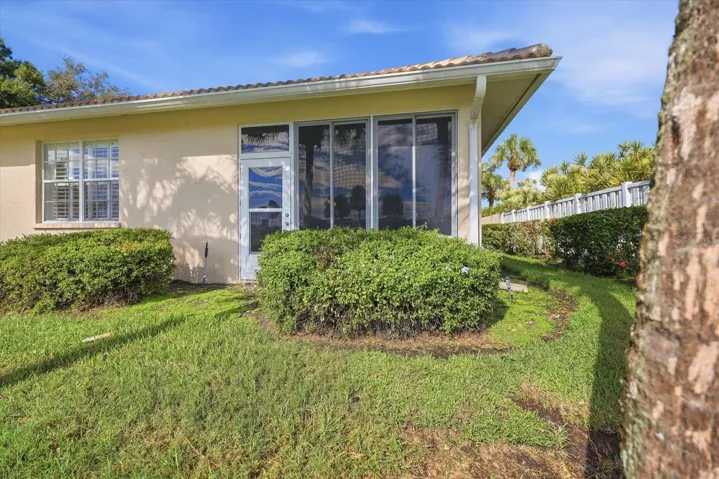 Back view of property