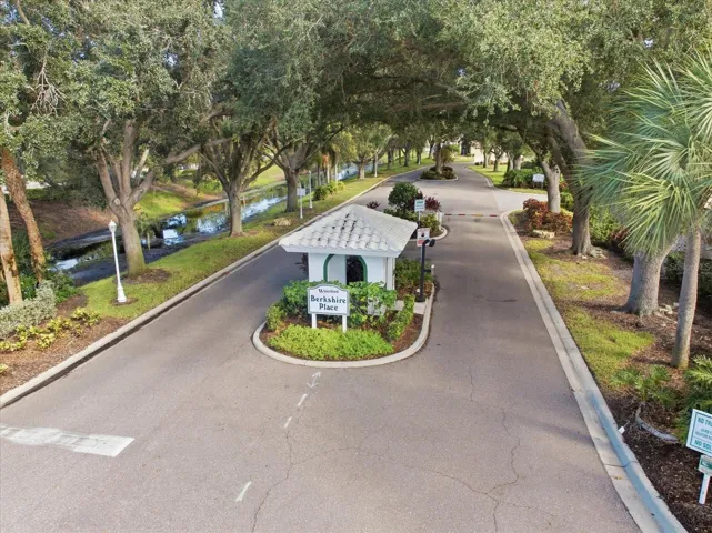 Community gated entrance
