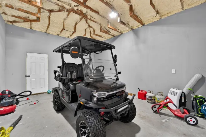 Drywalled and foamed in Garage/workshop