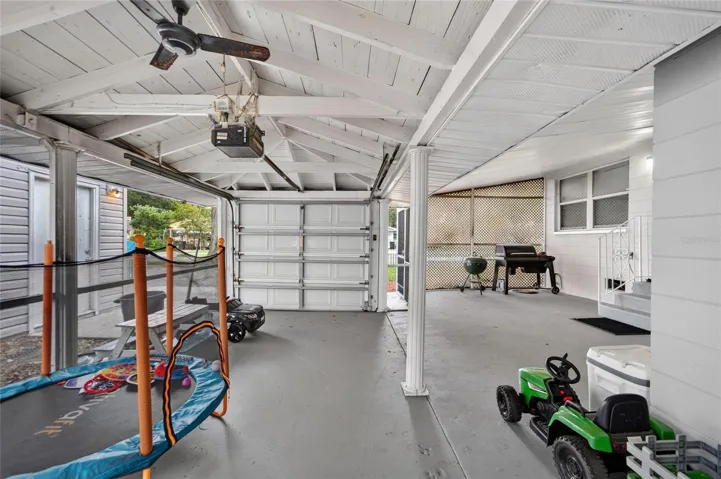 Large screen patio