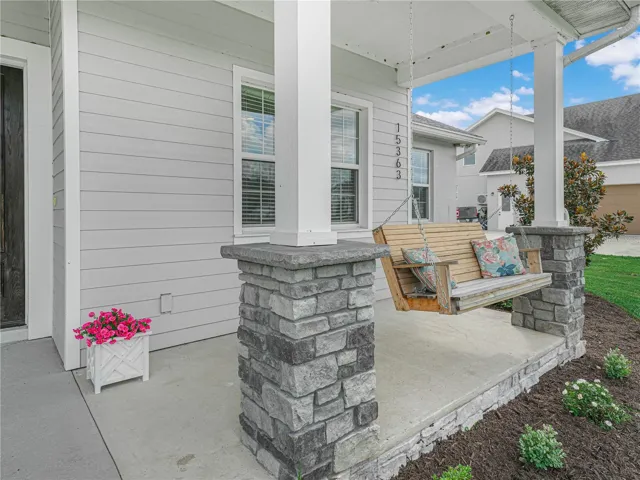 Charming Front Porch Swing