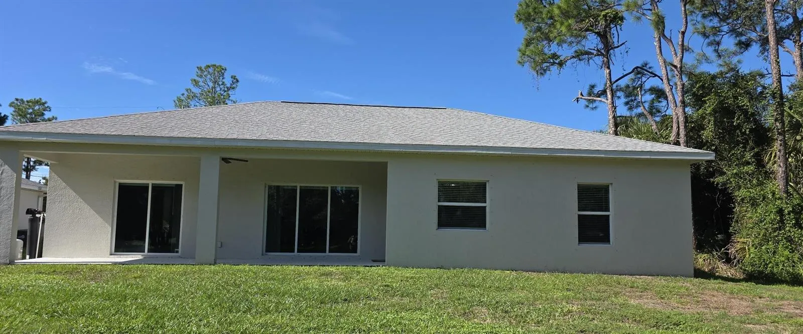 Exterior back