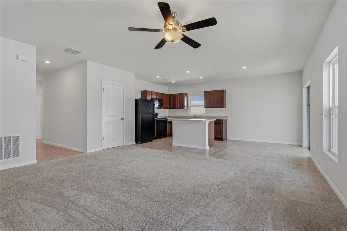 Living-dining-kitchen view