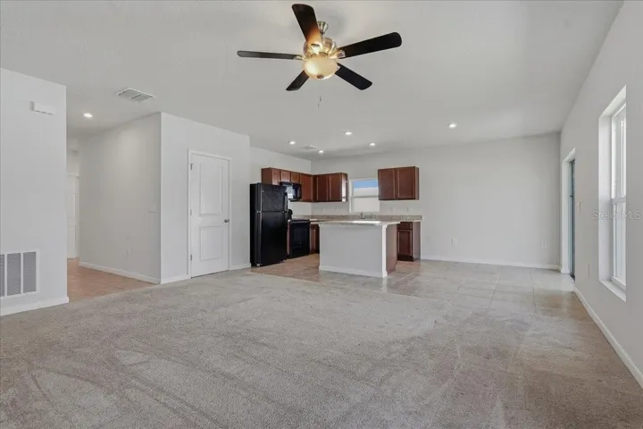 Living-dining-kitchen view