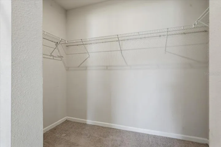 Primary walk in closet