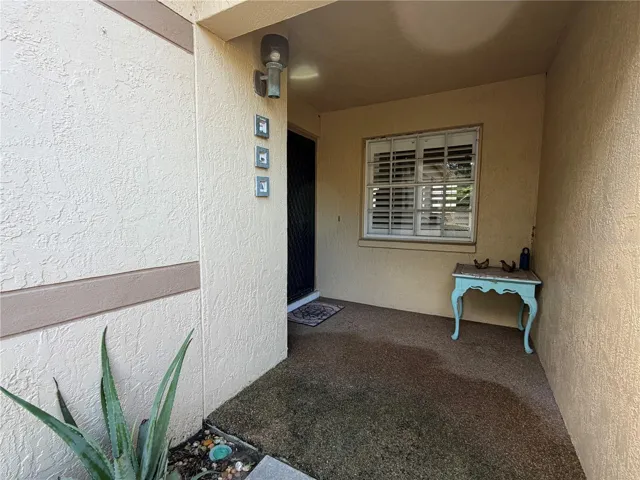 Covered entrance