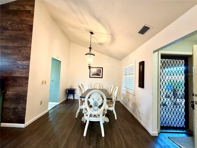 Open floorplan and