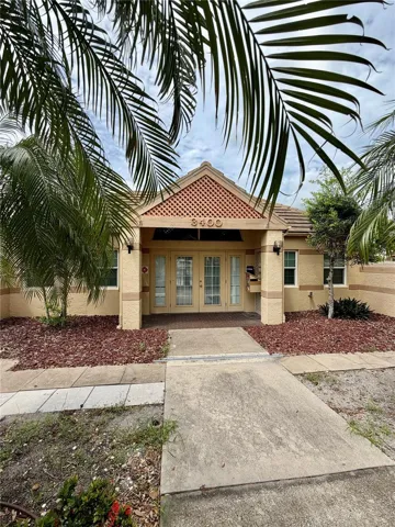 Community pool with restrooms and shower