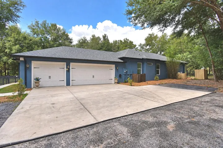 Virtually closed garage door