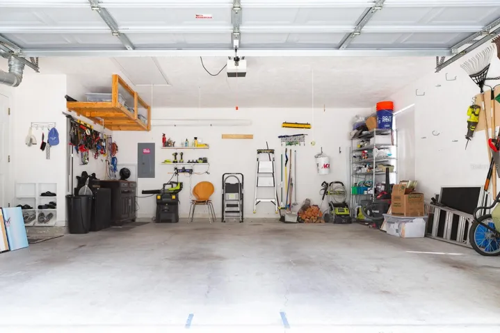 2 Car Garage with Storage