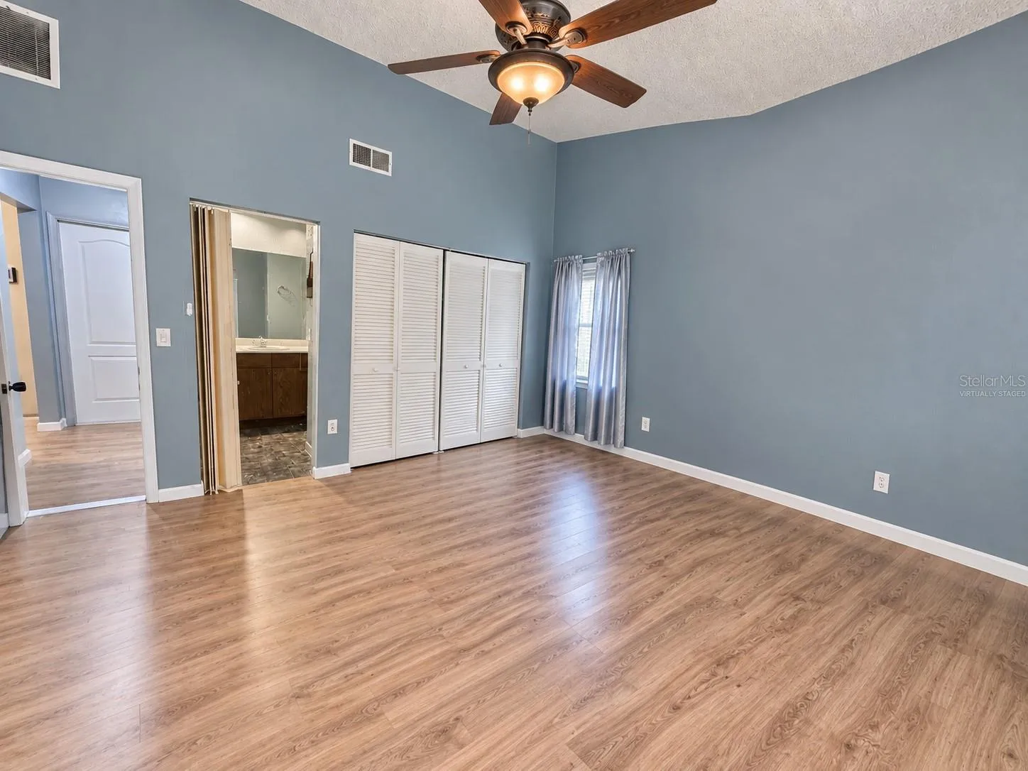 Virtually Staged Primary Bedroom