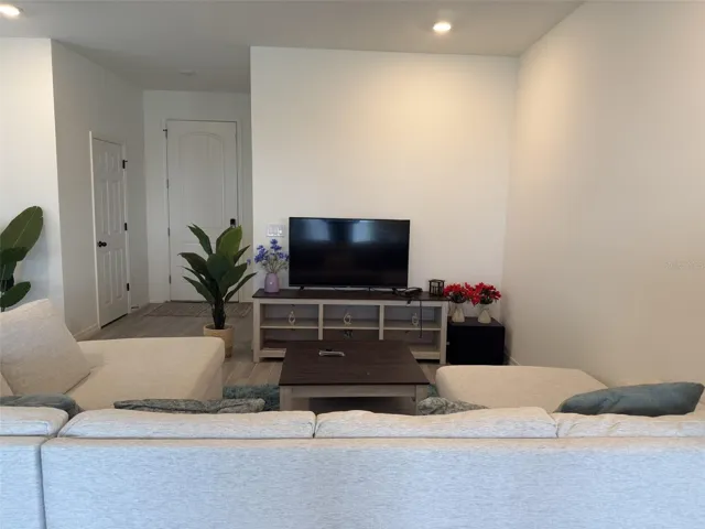 Living room with modern decor