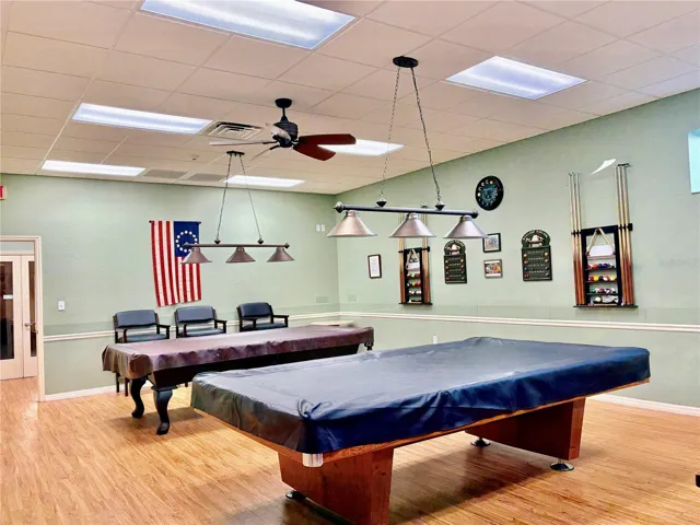 Pool table room