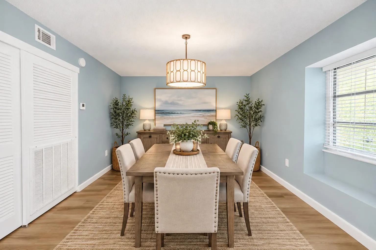 Dining Room virtually staged