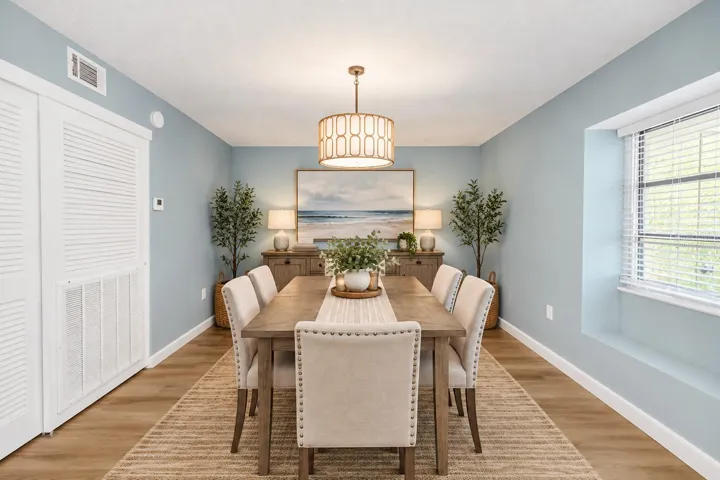 Dining Room virtually staged