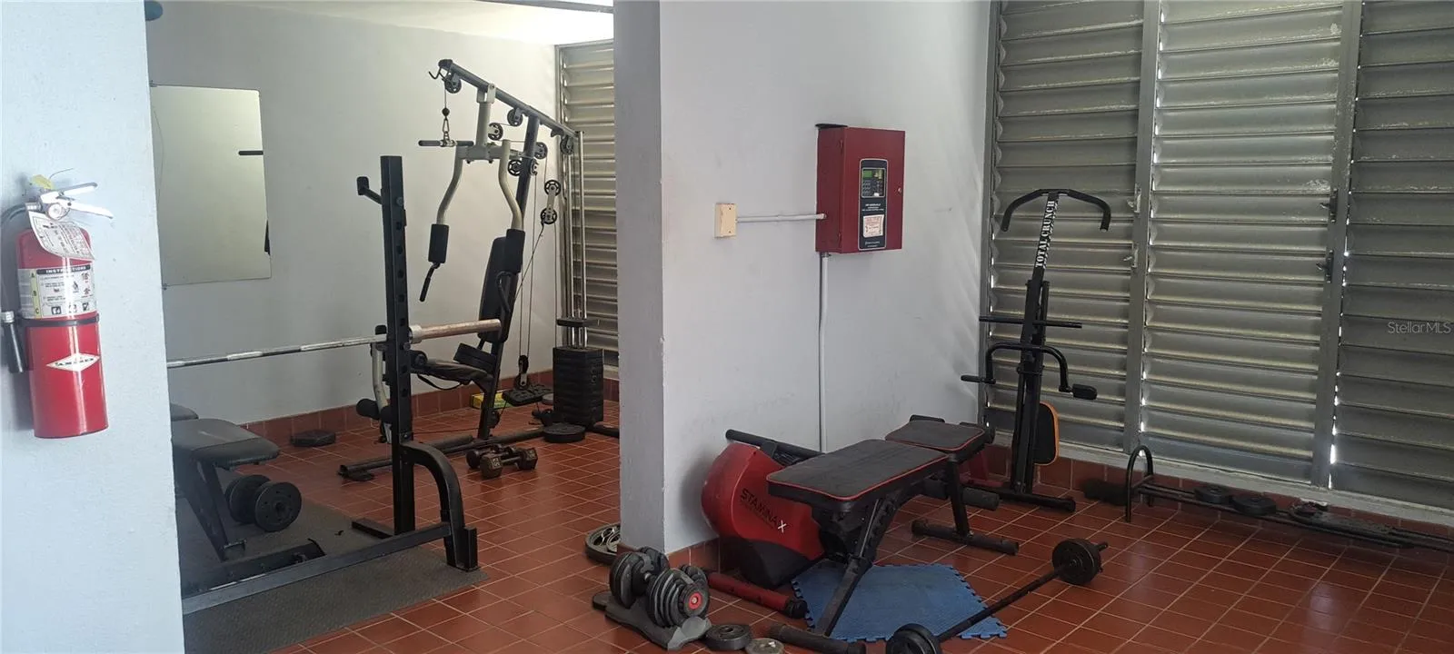 Equipped Fitness Room