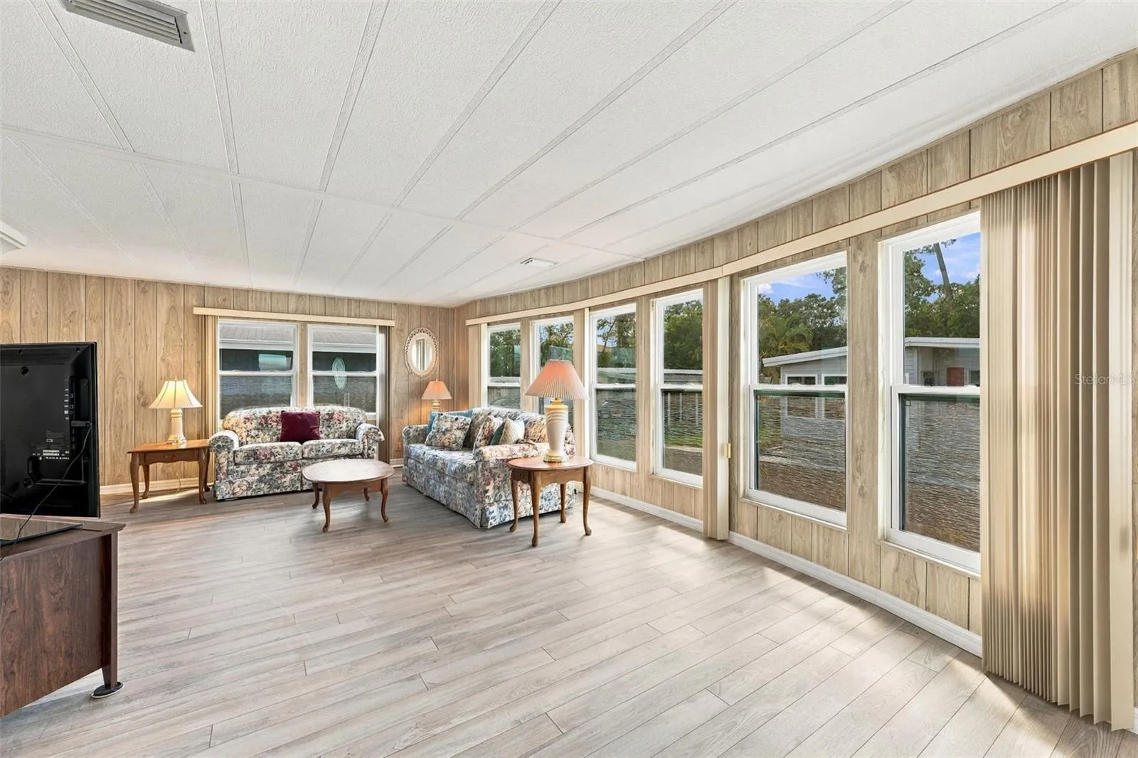 Large open space for the living room with lots of natural light