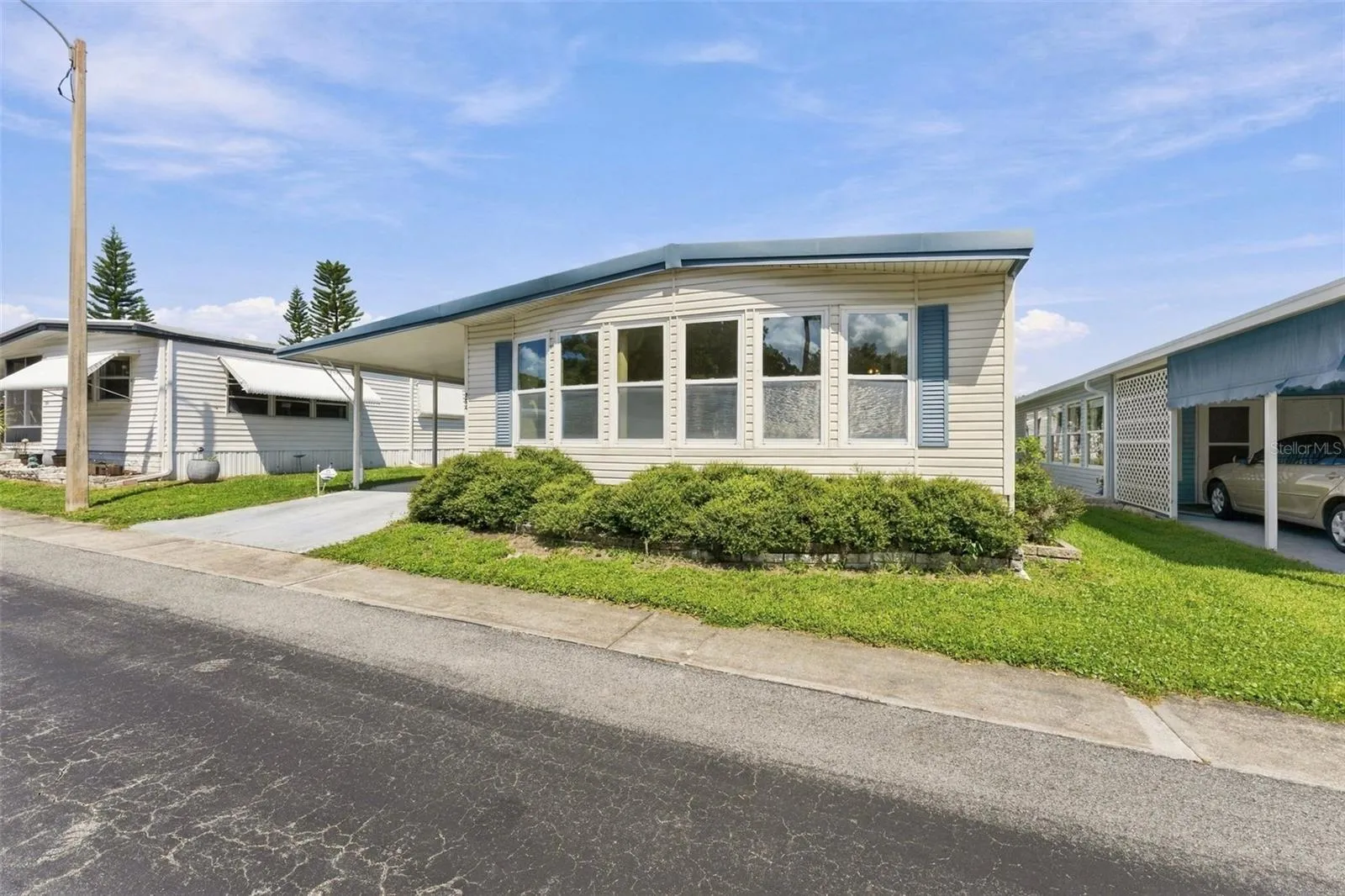 Front elevation of the home