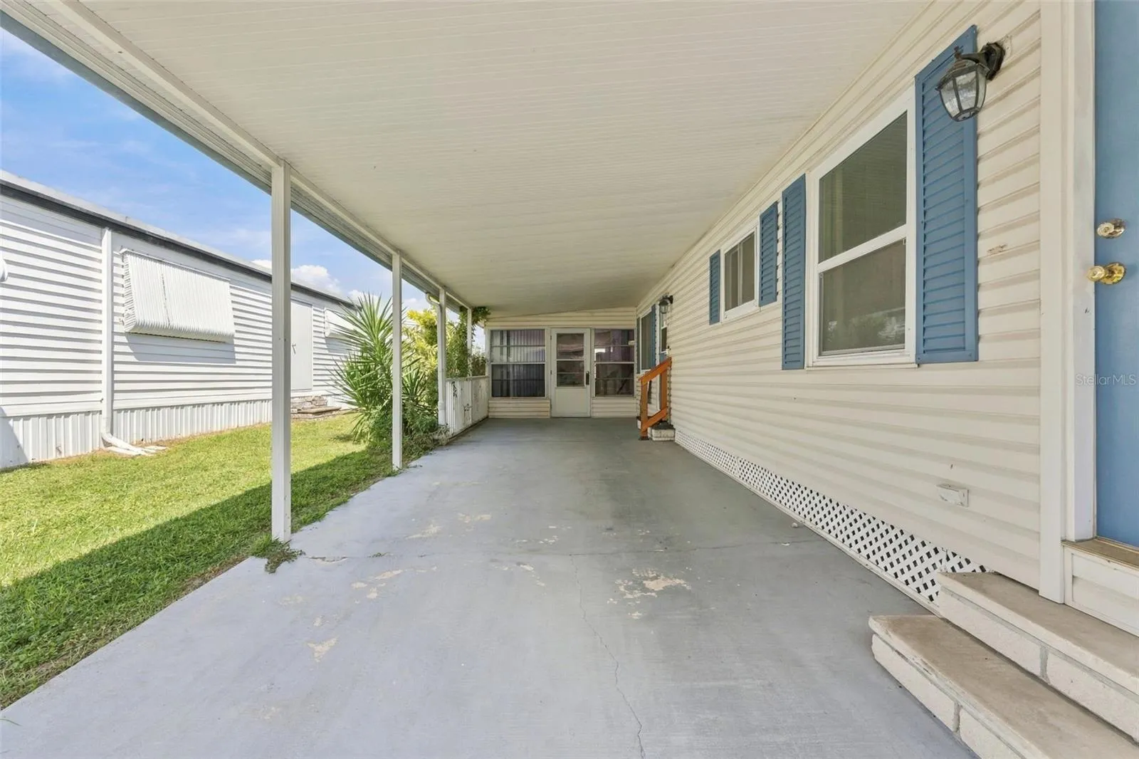 Covered carport for parking and under cover storage