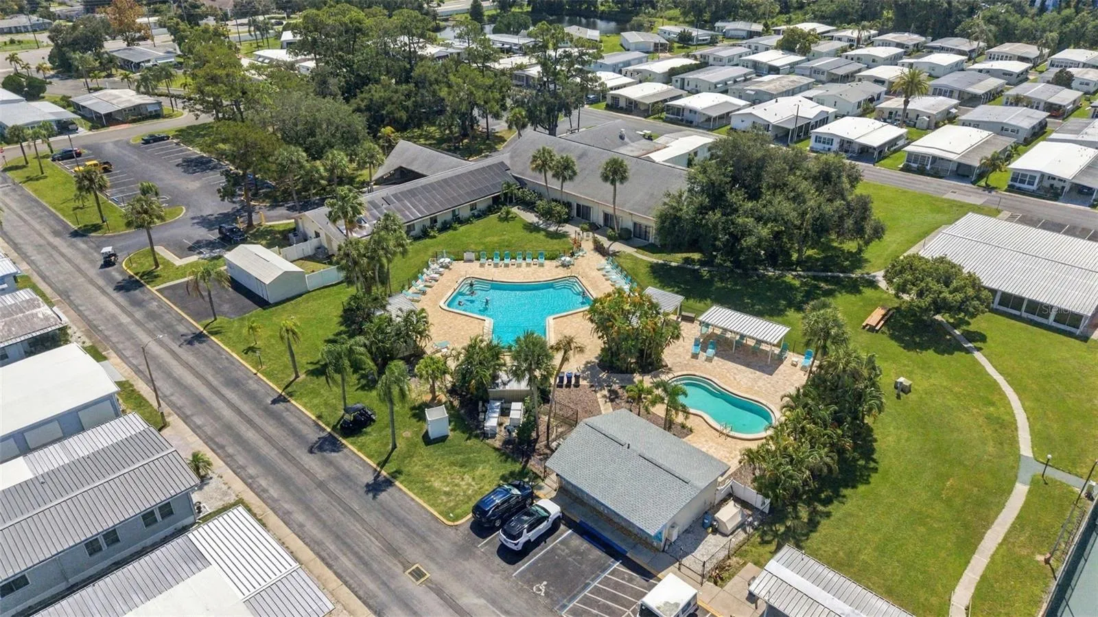 Enjoy two swimming pools the community has to offer