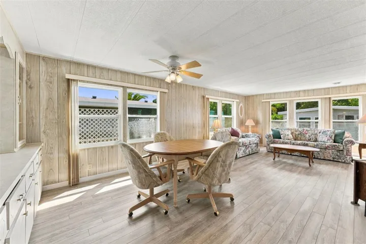 Large dining room area