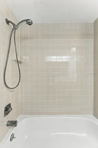Hall bathroom with tub/shower combo