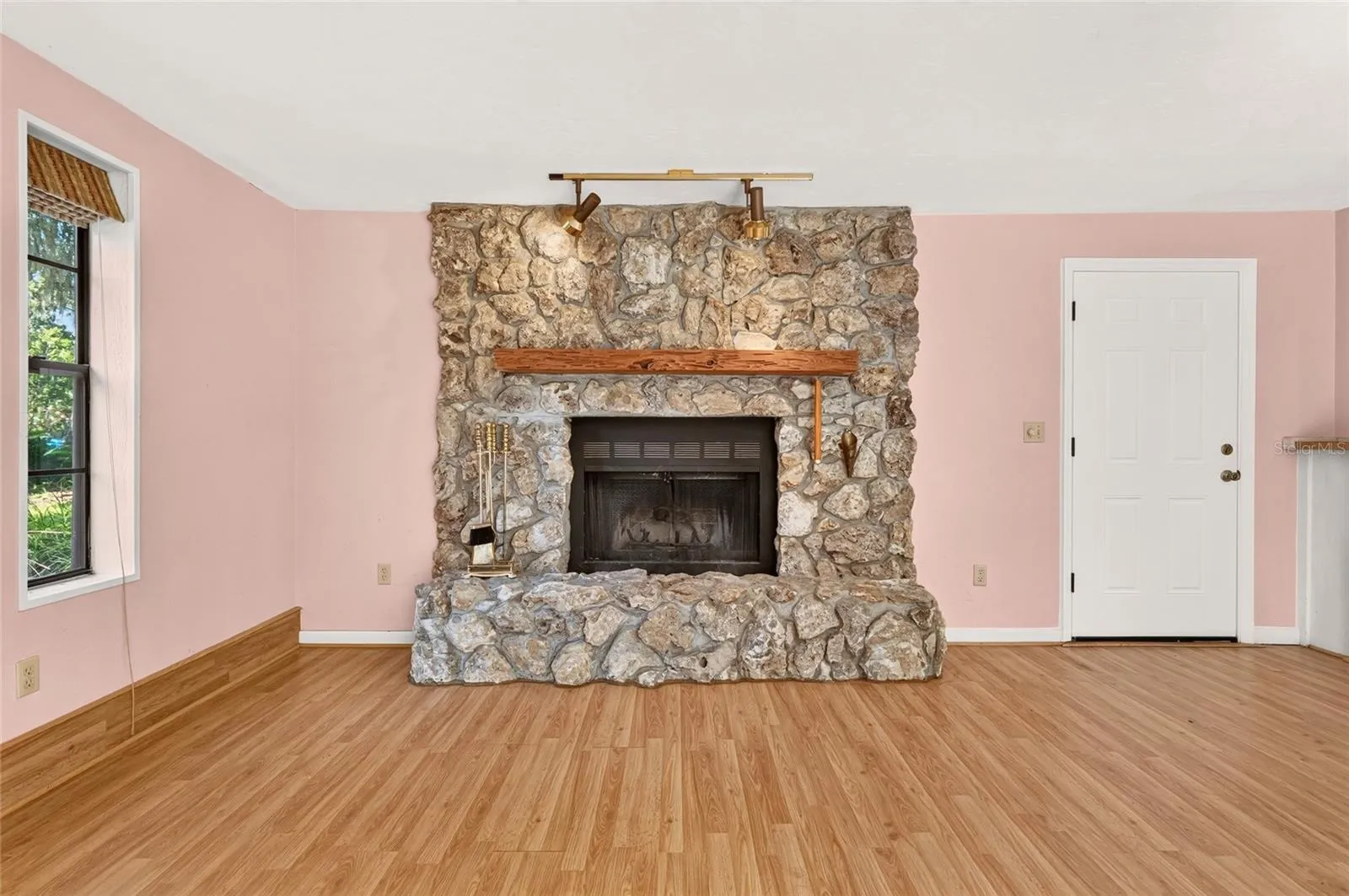 Wood Burning Fireplace in Secondary Living Area