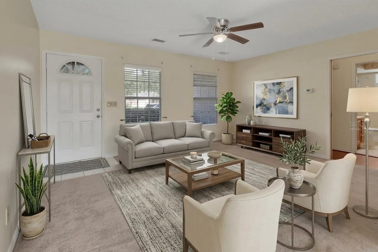 Living Room - Virtually Staged