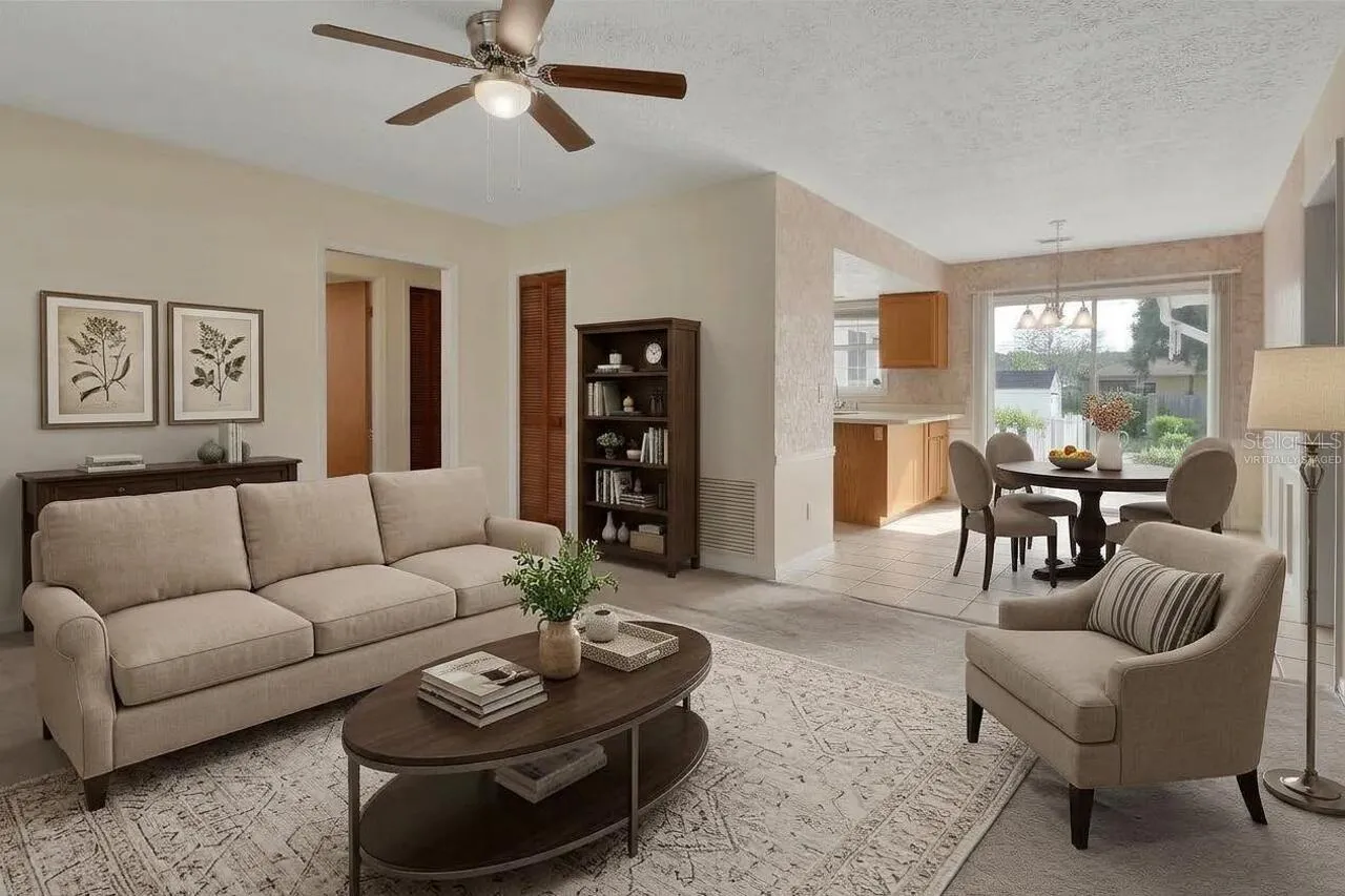 Living Room - Virtually Staged