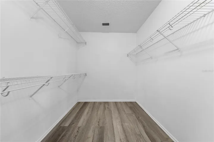 Primary walk-in closet
