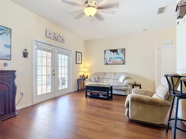Family Room leads out to lanai