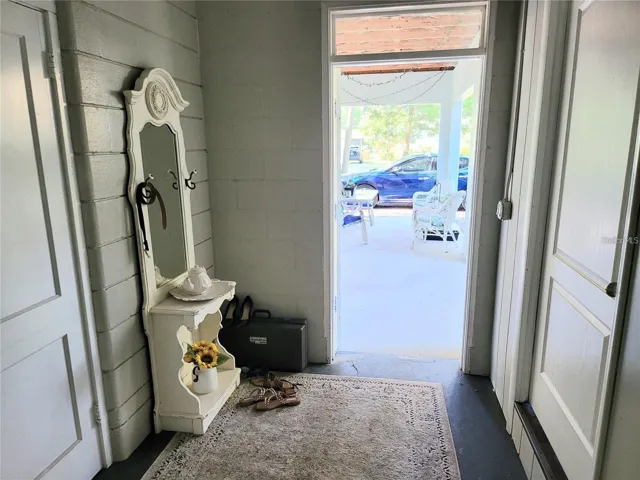Entrance from the Carport