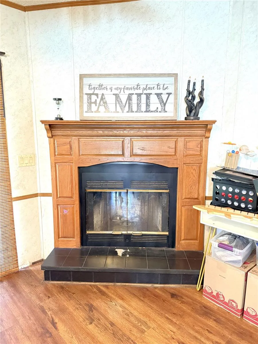 Wood Fireplace