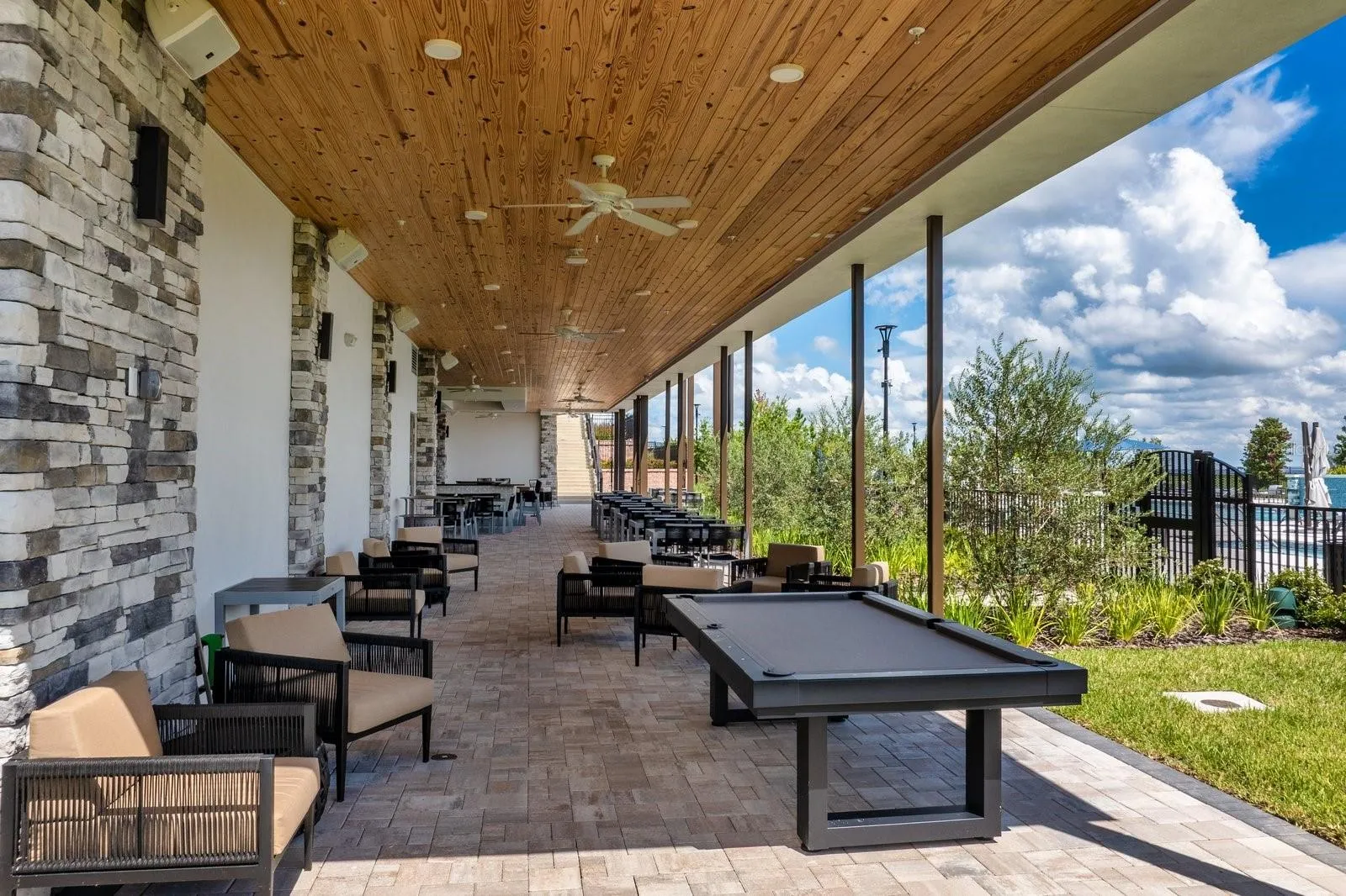 Lower Pool Level of Clubhouse