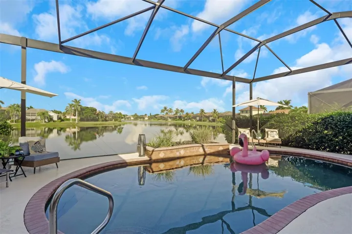 Pool area to enjoy the sunsets