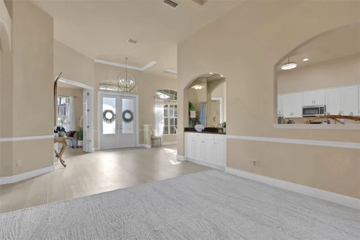 Entry into the Formal Living area