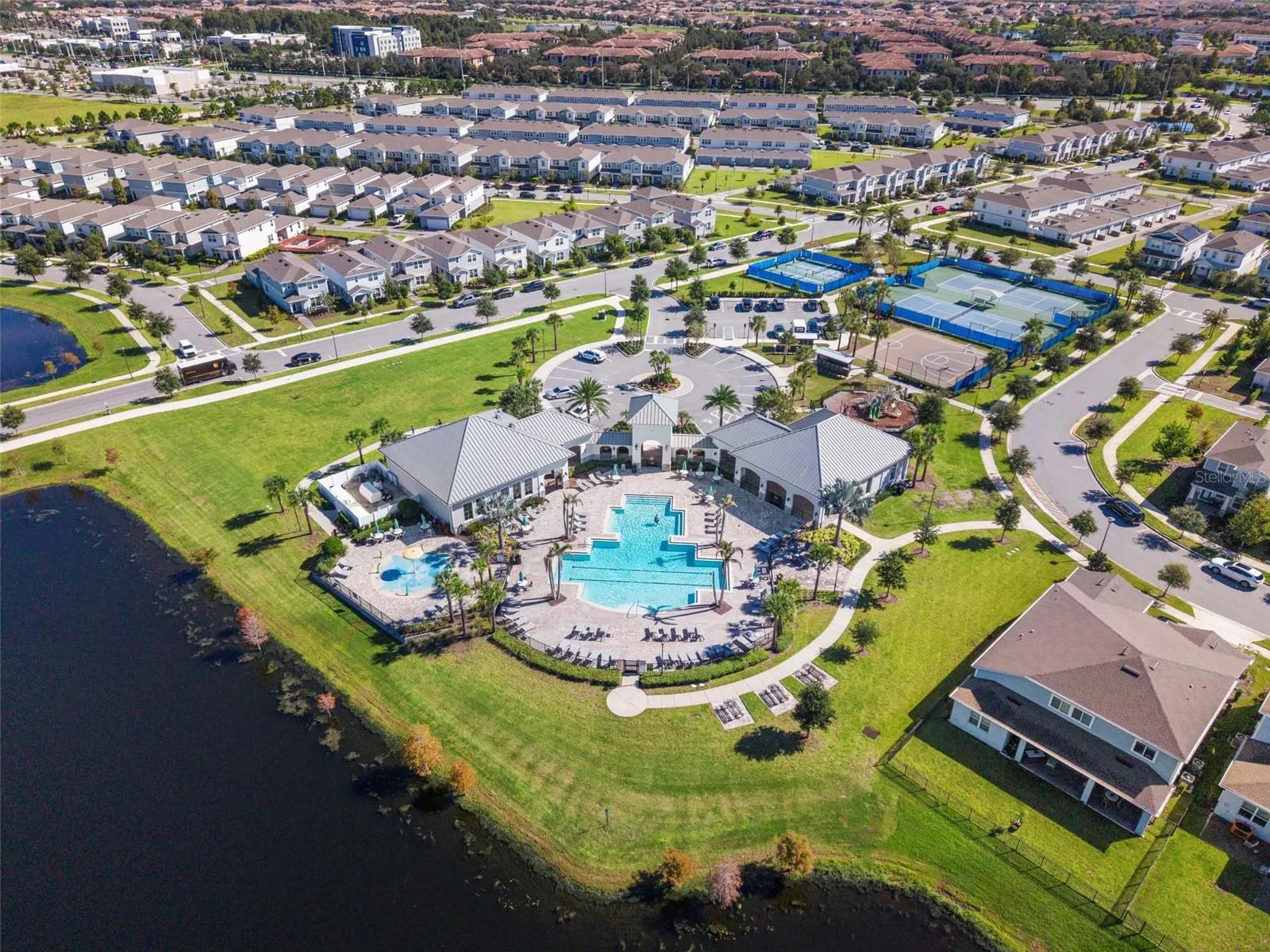 Aerial of Community Amenities