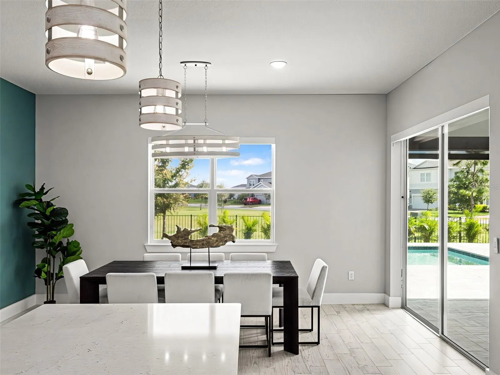 View of Dining Room from Kitchen