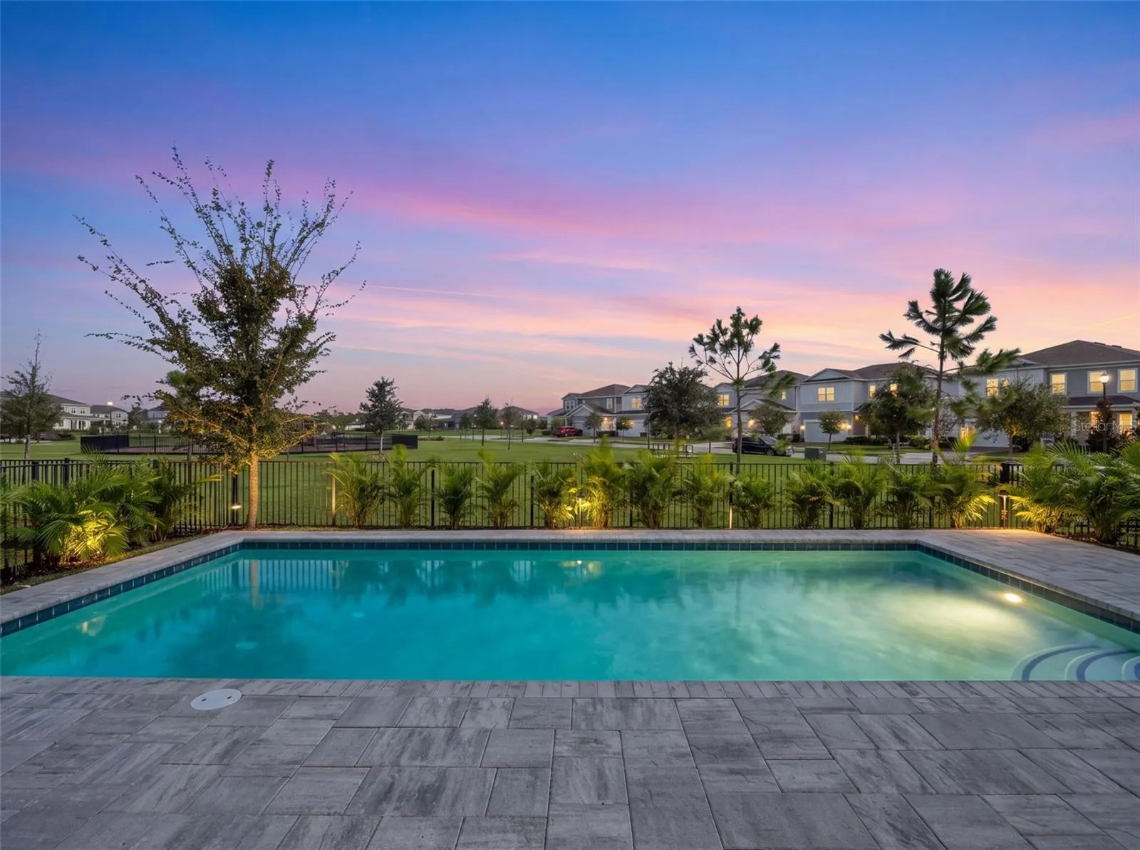 Pool at Dusk