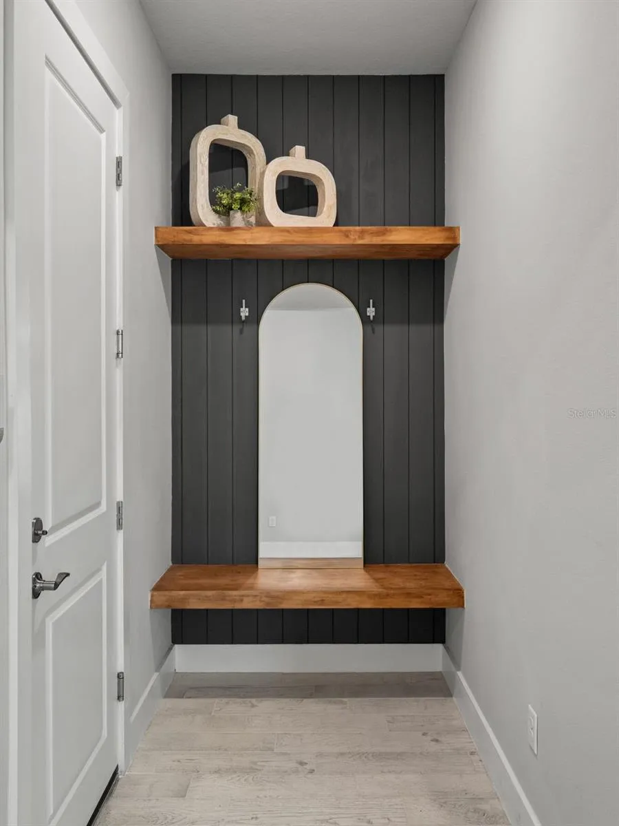 Mudroom from 3 Car Tandem Garage