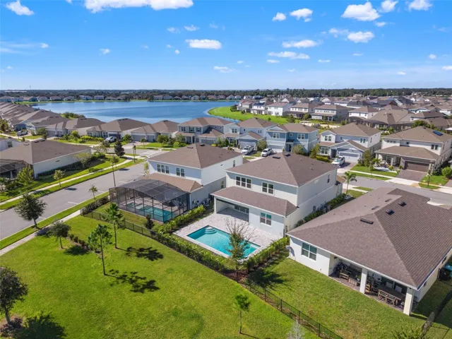 Aerial View of Back of Home