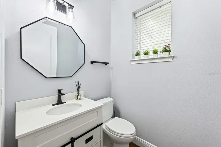 Main floor powder room.