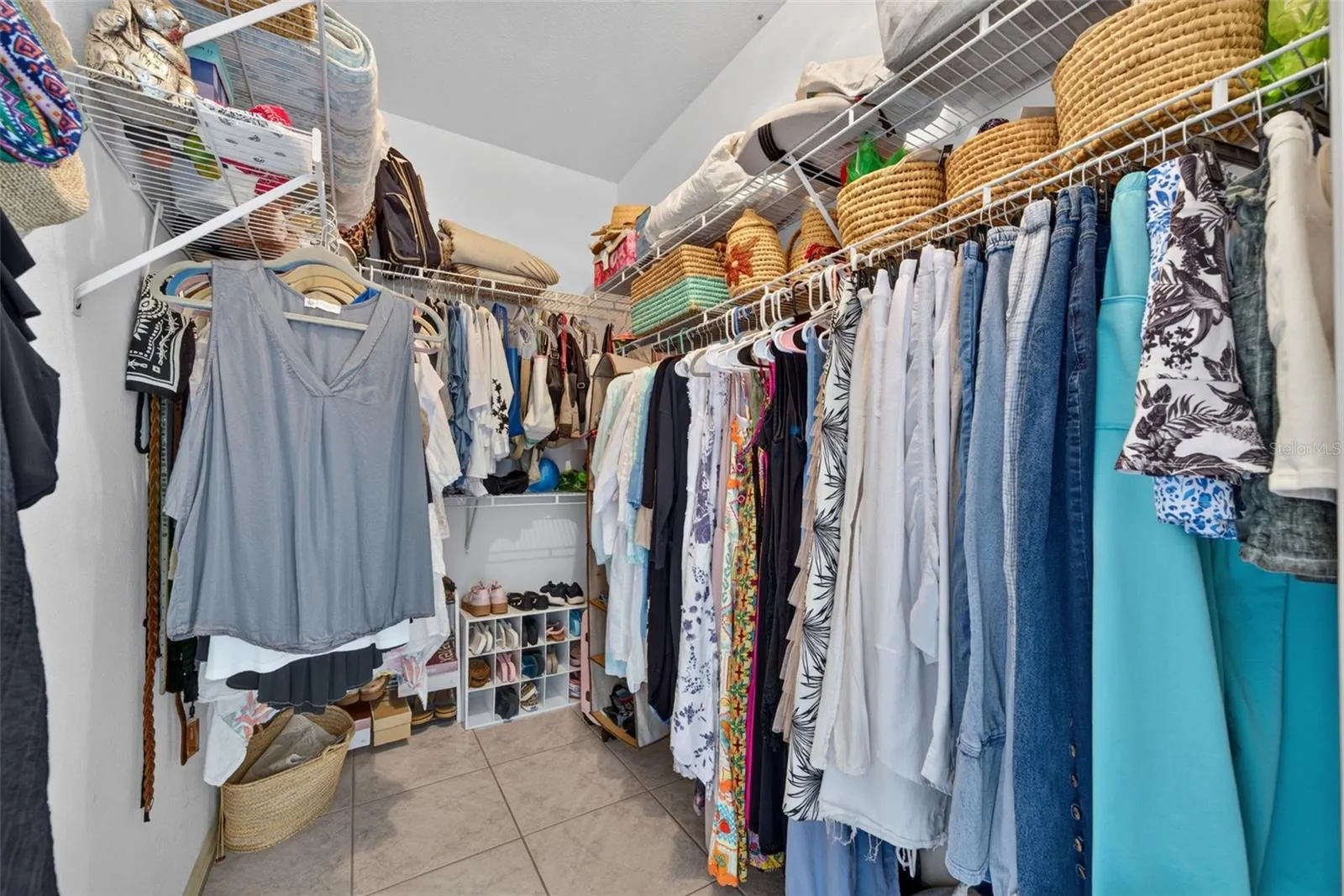 Primary walk-in closet