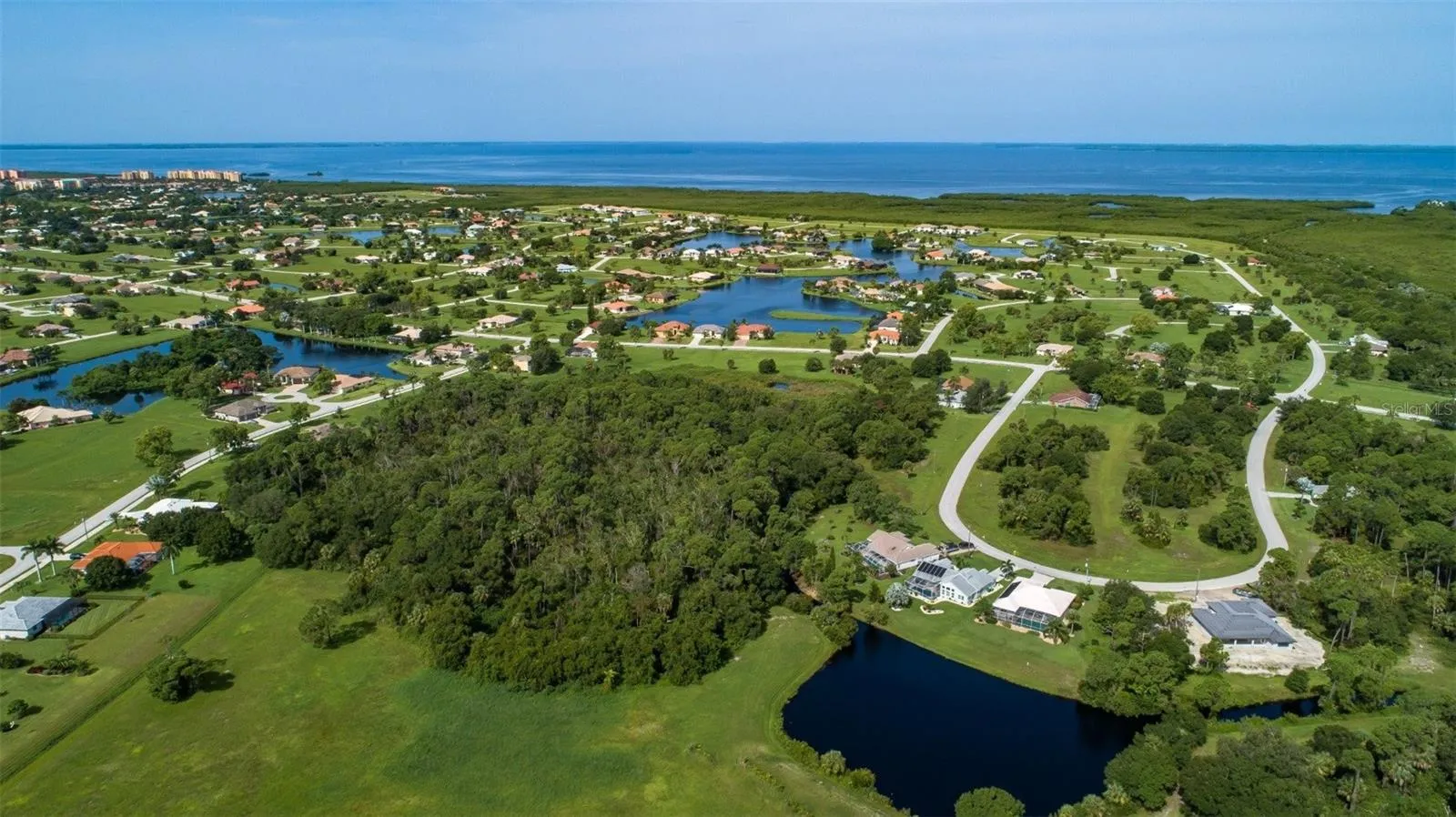 Burnt Store Lakes aerial view