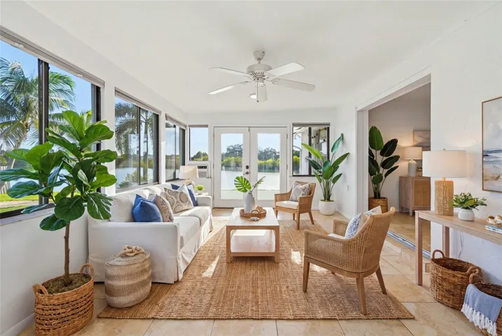 Virtually Staged Florida Room