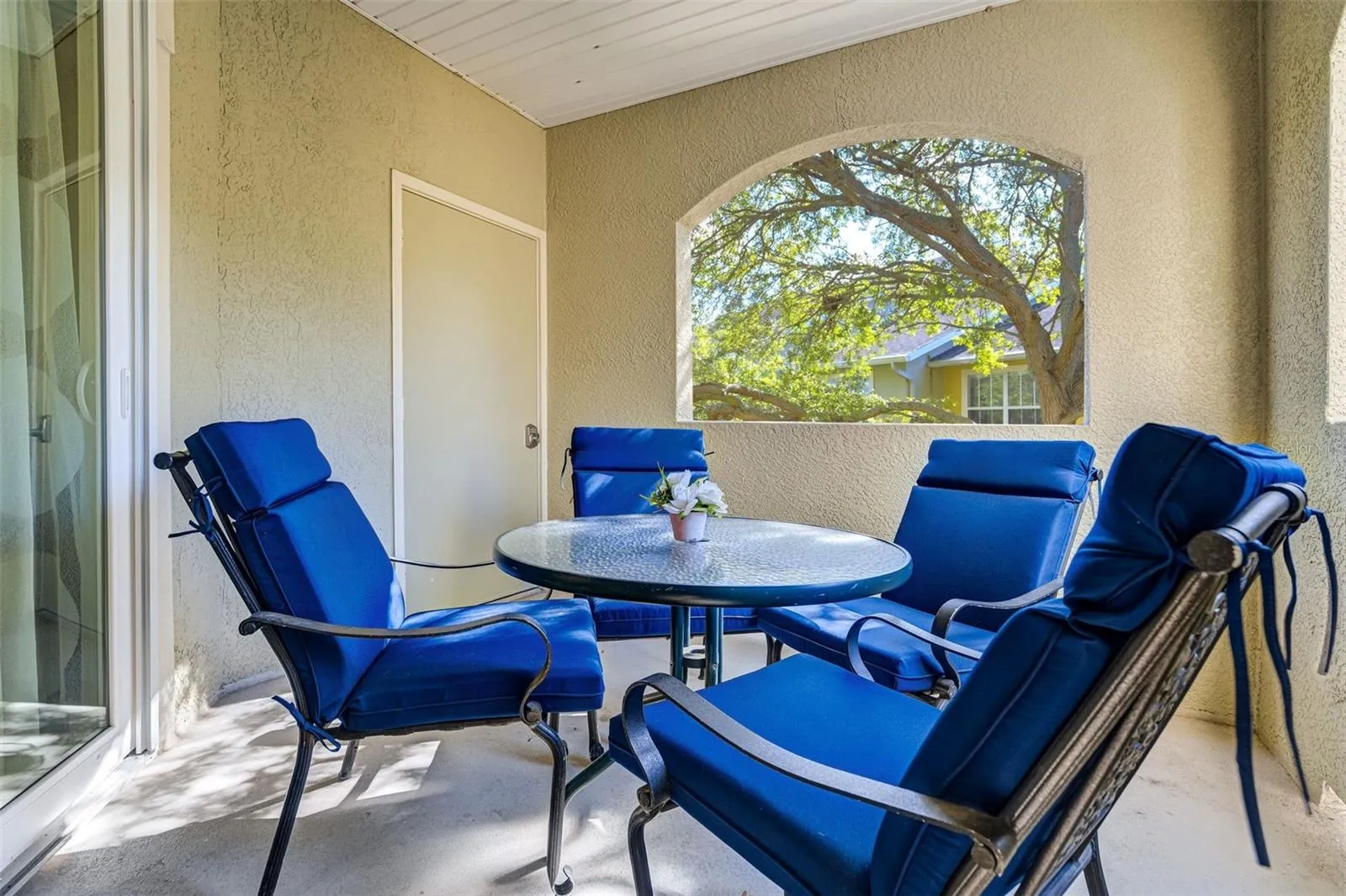 Rear patio