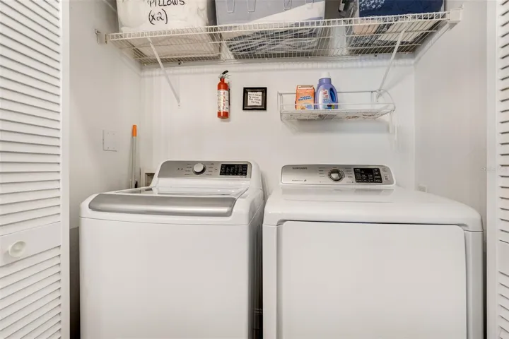 In-unit washer and dryer