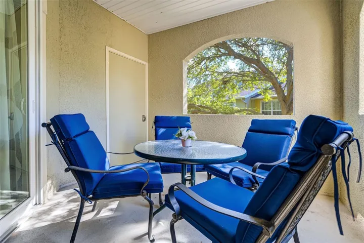Rear patio