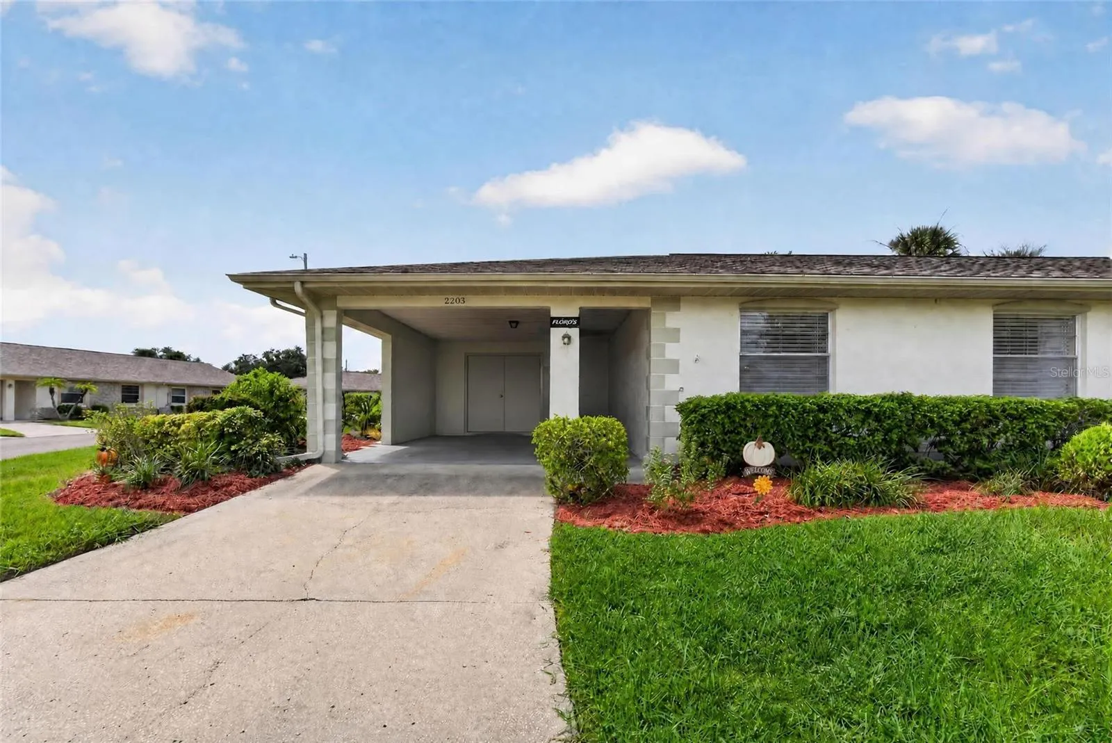 Exterior Front w/Carport